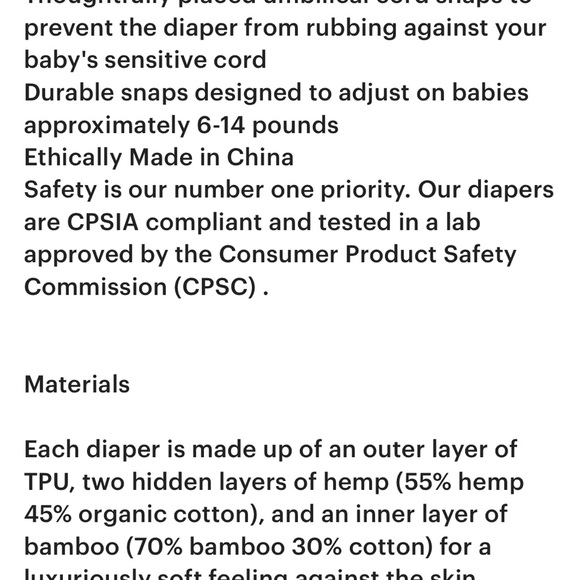 SIMPLY MAMI NB CLOTH DIAPERS - Picture 3 of 3